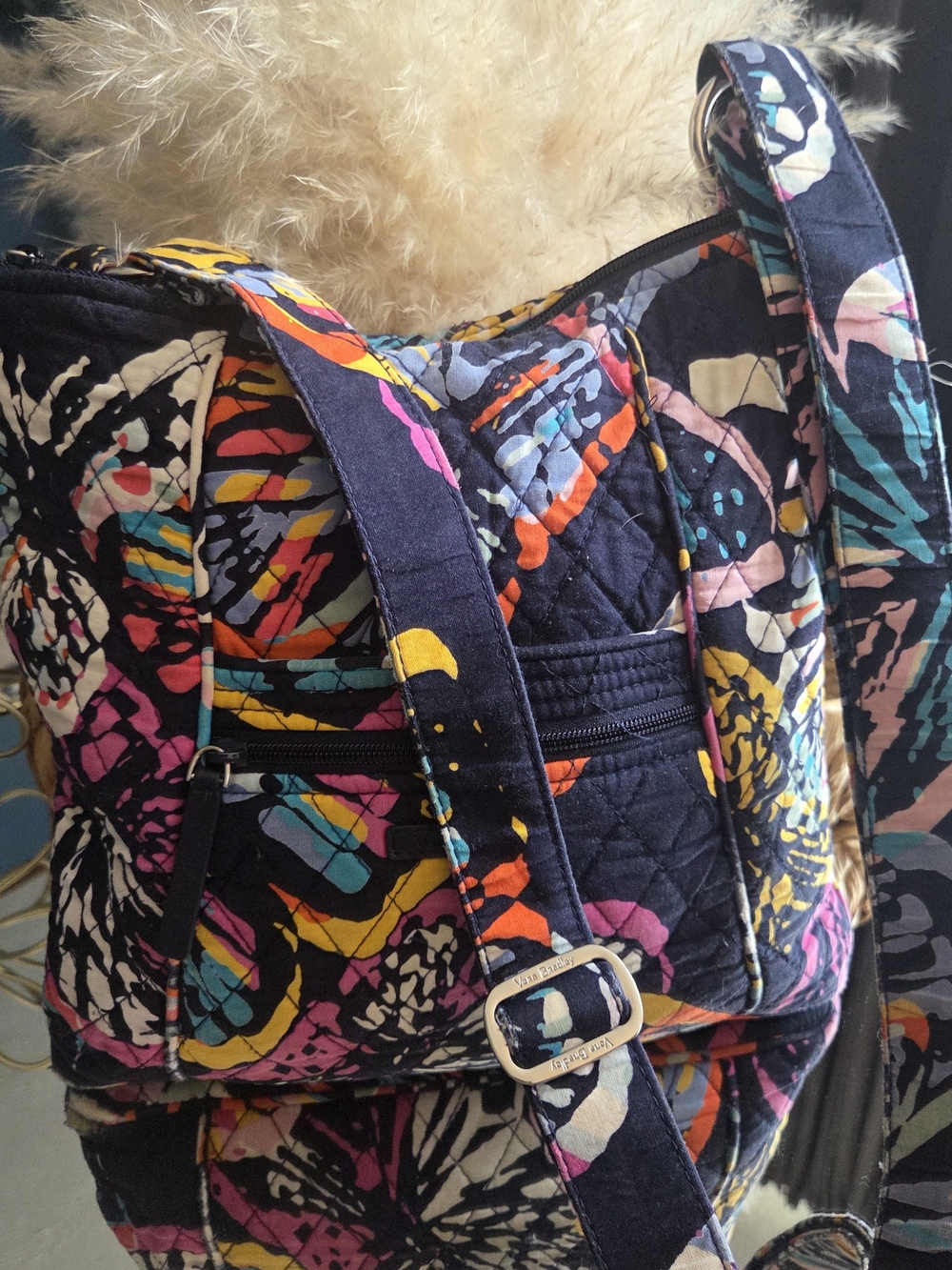 Vera Bradley Butterfly Kaleidoscope Quilted Crossbody Bag | Boho Festival